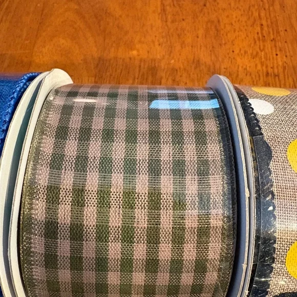 Wired Ribbon, NEW, 2.5” Wide, Pack Of 10 - Picture 7 of 8